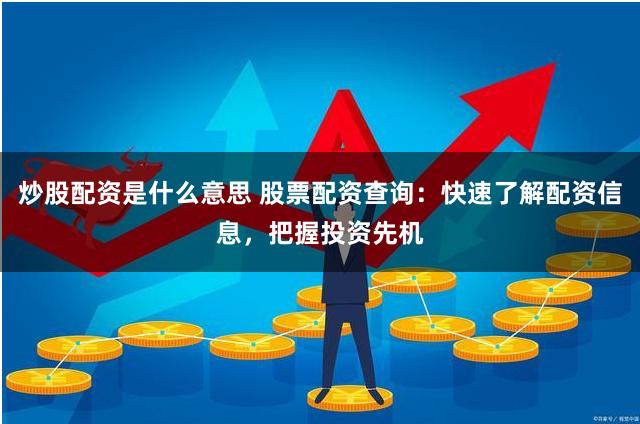 炒股配资是什么意思 股票配资查询：快速了解配资信息，把握投资先机